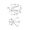 GROHE Euroeco Special 32823000 Смеситель локтевой для раковины