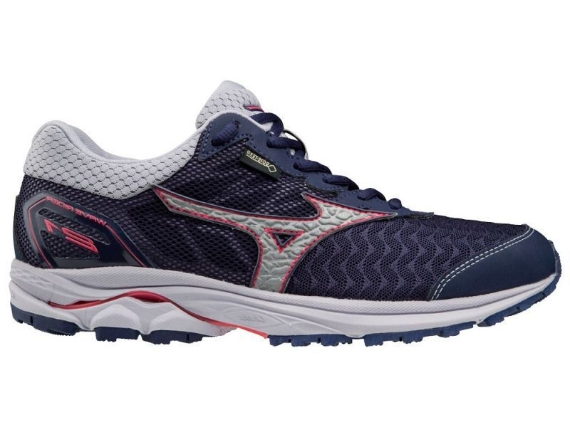 Кроссовки для бега женские Mizuno Wave Rider 21 GoreTex синие
