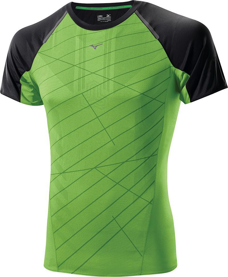 Mizuno DryLite Premium Tee Футболка для бега green