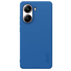 Усиленный чехол синего цвета от Nillkin для Xiaomi Redmi Turbo 4, серия Super Frosted Shield Pro