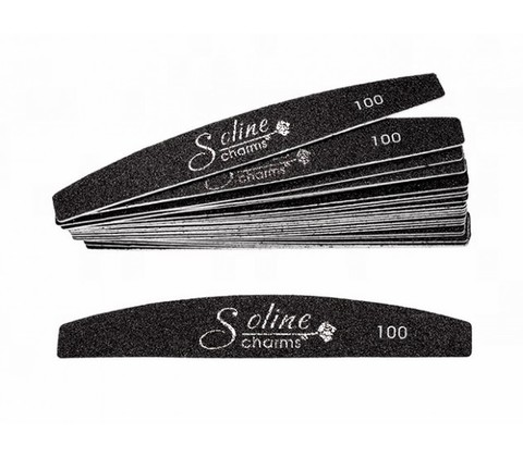 Сменные файлы Soline Charms (10 шт) лодка - 100 грит