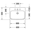 Duravit Happy D.2 2318650060 Раковина мебельная