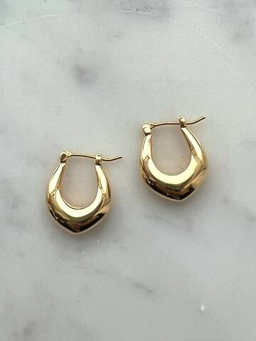 Серьги Эрнеста мини, позолота