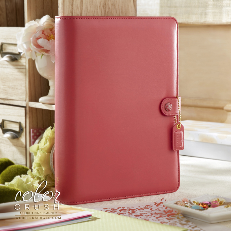 Планер с наполнением. Не датирован. A5 Light Pink by Websters Pages