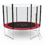 Батут с сеткой DFC PELPO 12ft с лестницей, RED фото №3