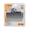 Fixsen Comfort Chrome FX-85010 Держатель туалетной бумаги с крышкой, цвет: хром