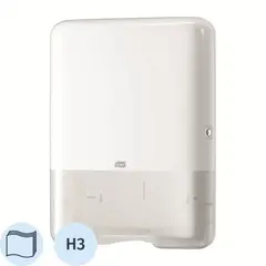 Диспенсер для полотенец лист.Tork Singlefold H3 ZZ/C 553000 белый