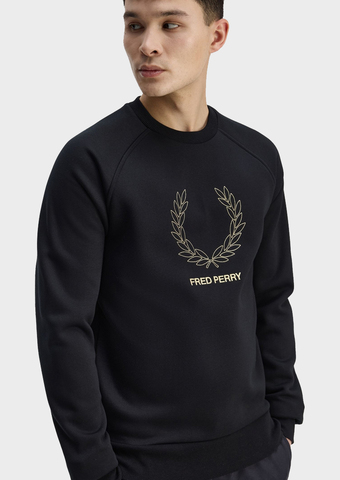 Свитшот FRED PERRY Outline Lrl Wrth Sweatshirt