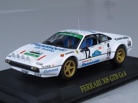 Ferrari 308 GTB Gr.4 #12 1982 white 1:43 Eaglemoss Ferrari Collection #55