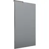 BelBagno UNO-L-1-TB-110-GR-GM Душевая перегородка универсальная с односторонним входом, стекло графит, профиль Оружейная сталь, 1100x2000 мм