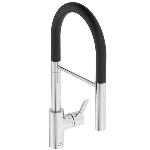 Ideal Standard Gusto BD417AA Смеситель для кухонной мойки с высоким трубчатым вытяжным изливом R-типа