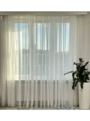 Тюль с утяжелителем для гостиной спальни кухни 310х500 см