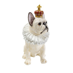 Фигура декоративная King Dog «Пёс-король» 33 см, Белый