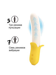 Pretty Love Banana Geek Пульсатор с вибрацией bi-014957