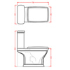 ArtCeram Civitas CIV004 01 00 Унитаз моноблок (без бачка), цвет: белый