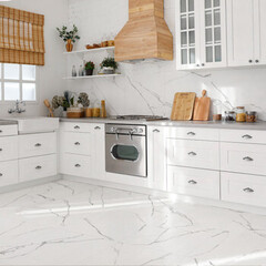 Керамогранит Global Tile Marmo 600х1200 мм белый
