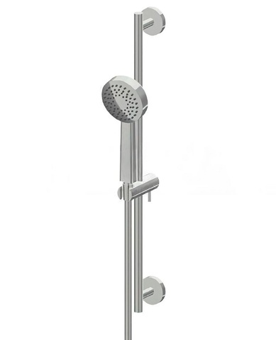 Newform 60658.31.028 Штанга с ручной круглой лейкой ABS, Brushed chrome