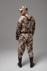 Демисезонные вейдерсы для охоты, рыбалки  Remington Rainstorm with boots Yellow Waterfowl Honeycombs на remingtonn.ru