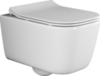 Ceramica Nova New Day CN3005 Подвесной унитаз c ультра тонким сидением с функцией плавного закрытия, цвет: белый