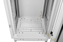 Шкаф телекоммуникационный напольный ЦМО ШТК-М, IP20, 22U, 1140х600х600 мм (ВхШхГ), дверь: металл, цвет: серый