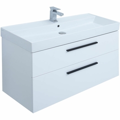 Aquanet Nova 249922 Тумба под раковину, цвет: белый глянец фото