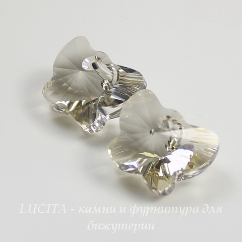 6754 Подвеска Сваровски Бабочка Crystal Silver Shade (18 мм) ()