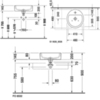 Duravit 446480000 Раковина накладная круглая 480 мм, с 1 отв под смеситель, с переливом, цвет белый