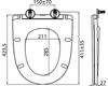 BelBagno BB045/051SC Сиденье дюропластовое с быстросъёмными петлями, механизмом Soft Close, цвет: белый