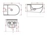 ArtCeram The One THB001 12 00 Биде подвесное, цвет: жёлтый