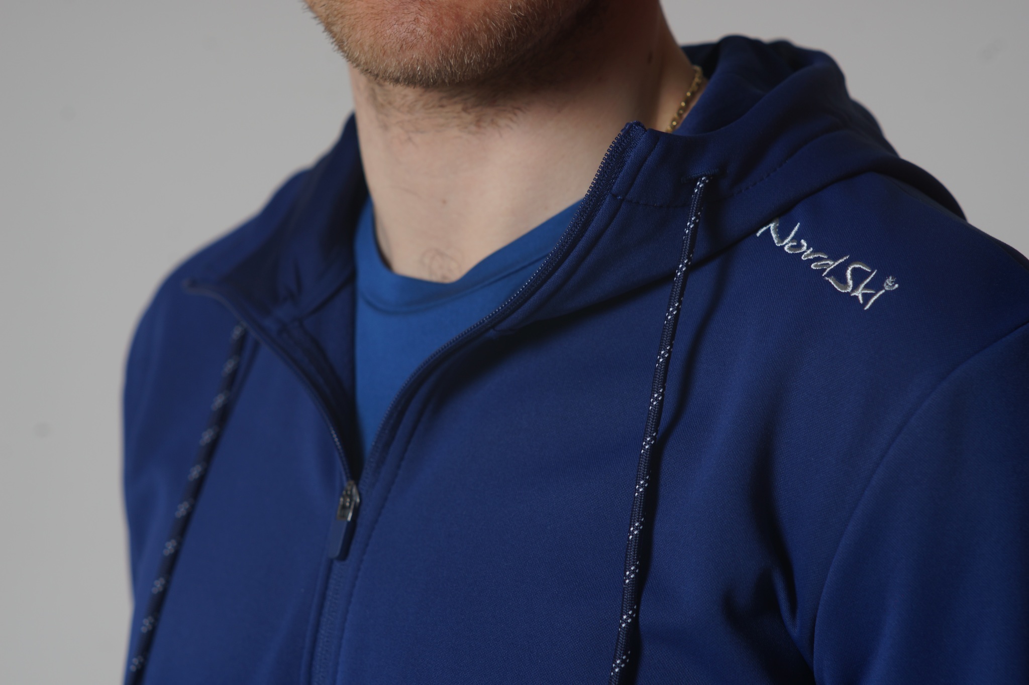 Nordski Base Zip Hood детская толстовка navy - 2