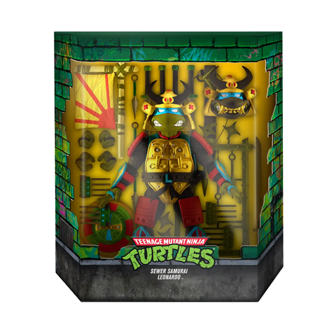 Коллекционная фигурка Super7 TMNT ULTIMATES W5: LEO THE SEWER SAMURAI