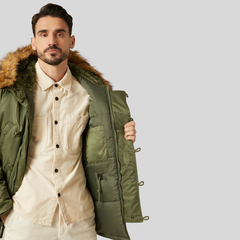 Парка Alpha Industries N-3B Regular Fit Sage Green (Зеленая)