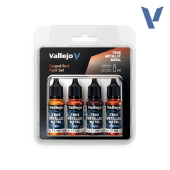 Vallejo True Metallic Metal - набор Forged Red