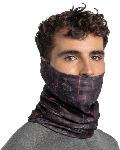 Картинка бандана-труба Buff Thermonet Emgy Graphite - 2