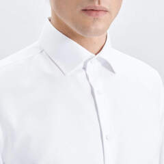 Сорочка мужская Seidensticker Shaped Fit 01.253690-01 из твила белая