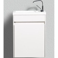 BelBagno Pietra Mini PIETRA MINI-460-1A-SO-BL-L Тумба под раковину подвесная, 45.4x25.7, цвет: белый фото