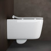 Ceramica Nova New Day CN3005 Подвесной унитаз c ультра тонким сидением с функцией плавного закрытия, цвет: белый