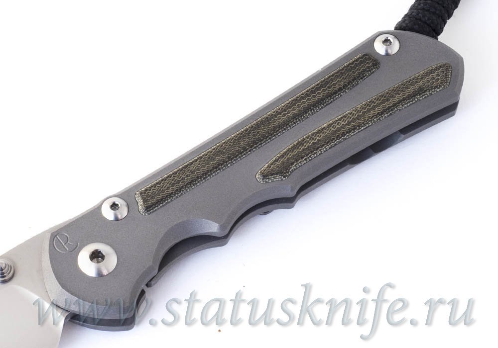 Нож Chris Reeve Sebenza Large 25 black canvas micarta