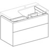 Geberit Xeno2 500.516.01.1 Тумба под раковину, 88x53x46.2см, Белый / Высокоглянцевое покрытие