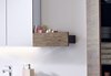 Geberit Smyle Square 500.362.JR.1 Настенная полка 45x14.8x15см, темно-серый / с порошковой окраской, матовый, меламин с текстурой дерева / пекан