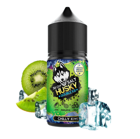 Жидкость HUSKY IMPORT DOUBLE ICE Salt (20MG STRONG) 30 ml - Chily Kiwi (Арктический киви)