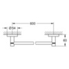 GROHE Essentials 40366GL1 Полотенцедержатель