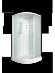 Душевая кабина ER5709P-C33 900*900*2150 низкий поддон, светлое стекло