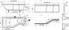 Ravak CZ14100A00 Передняя панель A для ванны BE HAPPY 170 L белая