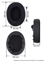 Амбушюры для наушников Sony WH-1000XM4 (С эффектом охлаждения)