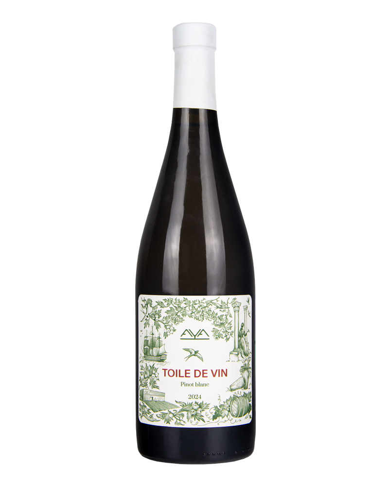 Вино Toile de vin Белое сухое Пино Блан 2024 г.у, 12-14%, 0,75л,Россия