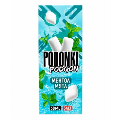 Жидкость PODONKI PODGON Salt 2% 30 ml - Ментол Мята