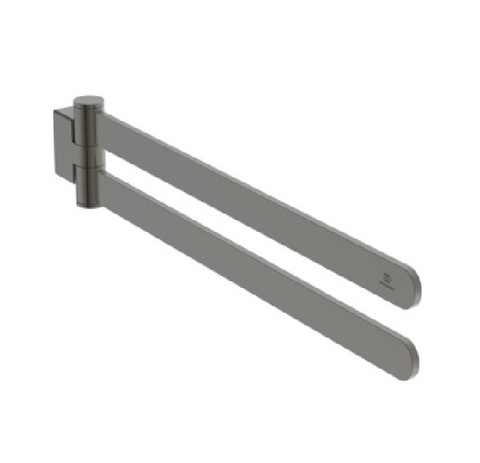 Ideal Standard Conca T5396A5 Полотенцедержатель двойной 45 см, поворотный на 180?, с крепежом, округлый дизайн