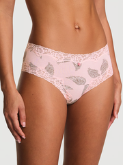 STRETCH COTTON ЧИИКИ С КРУЖЕВНОЕ ТЕСЬМОЙ