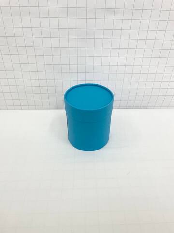 Цилиндр одиночный с завальцовкой, Голубой, 12*12 см, 1 шт.
